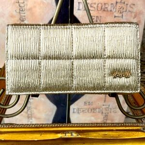 NEW Lovely Crinkled Gold Wallet Crossbody from House Of Want